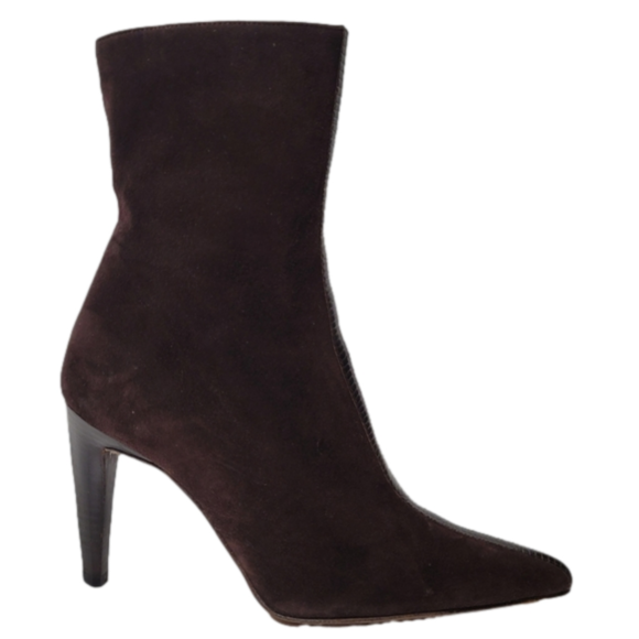 Vera Wang Shoes - Women's VERA WANG Brown Suede Stiletto-heel Bootie Size 7 NEW w/o tags